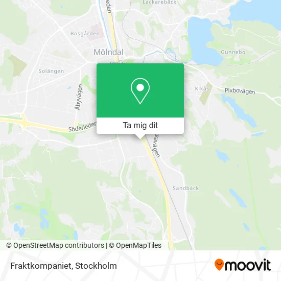 Fraktkompaniet karta