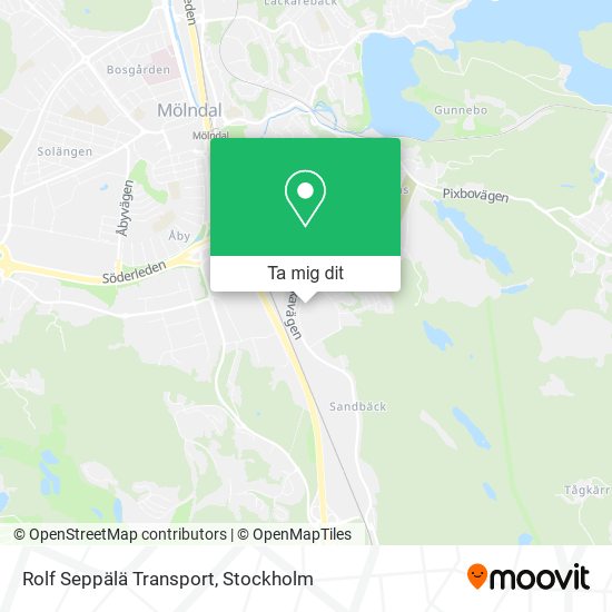 Rolf Seppälä Transport karta