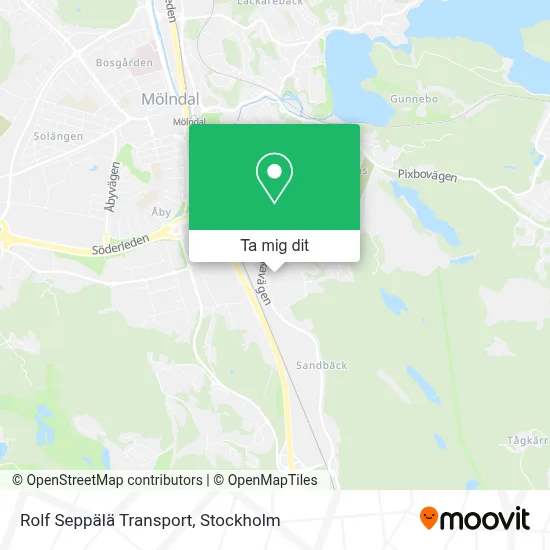 Rolf Seppälä Transport karta