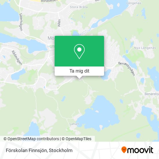 Förskolan Finnsjön karta