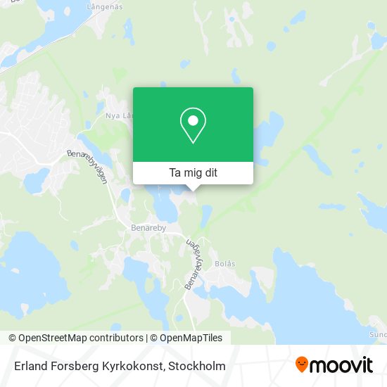 Erland Forsberg Kyrkokonst karta