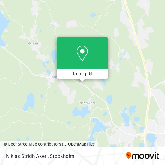 Niklas Stridh Åkeri karta