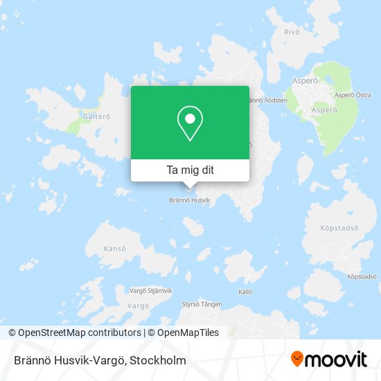 Brännö Husvik-Vargö karta