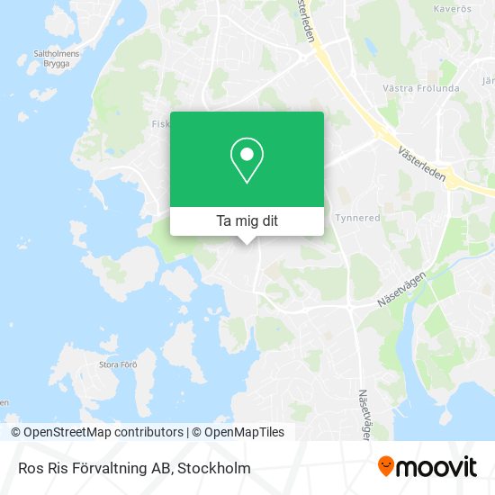 Ros Ris Förvaltning AB karta