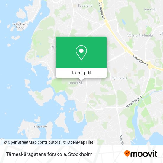 Tärneskärsgatans förskola karta