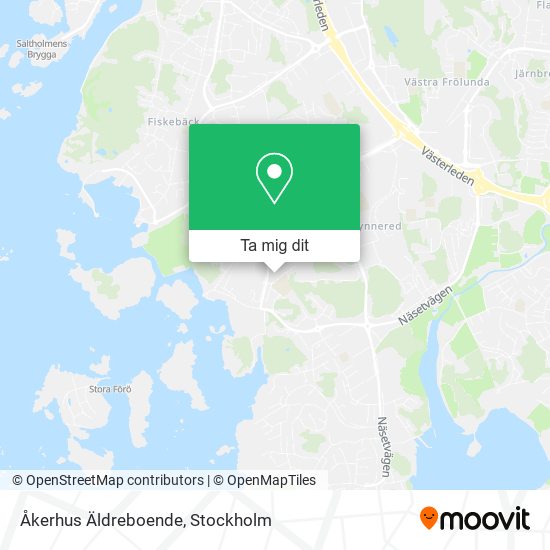 Åkerhus Äldreboende karta