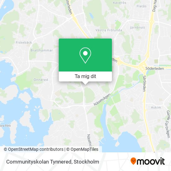 Communityskolan Tynnered karta