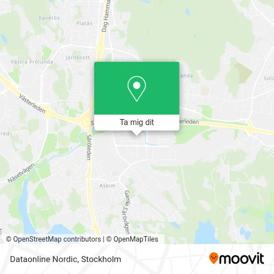 Dataonline Nordic karta