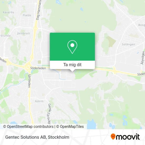 Gentec Solutions AB karta