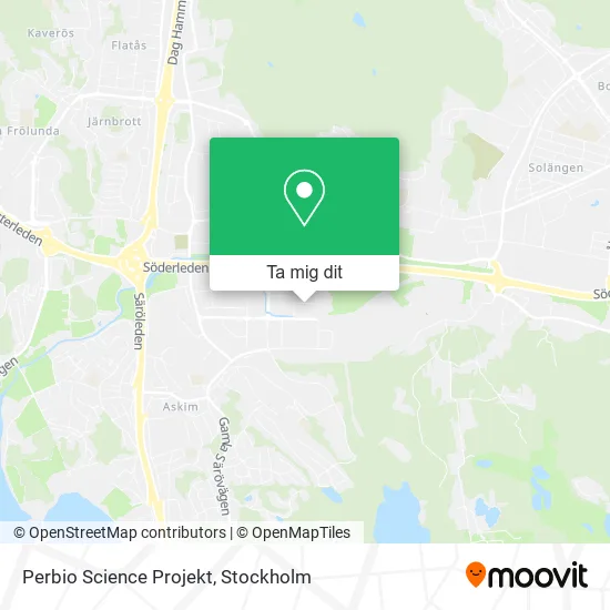 Perbio Science Projekt karta