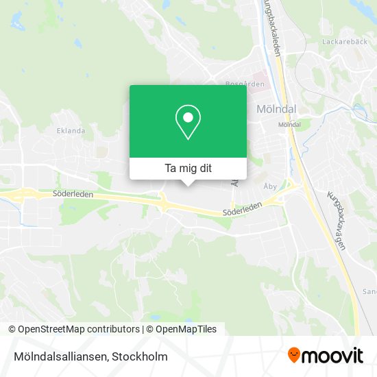 Mölndalsalliansen karta