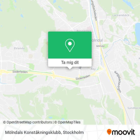 Mölndals Konståkningsklubb karta