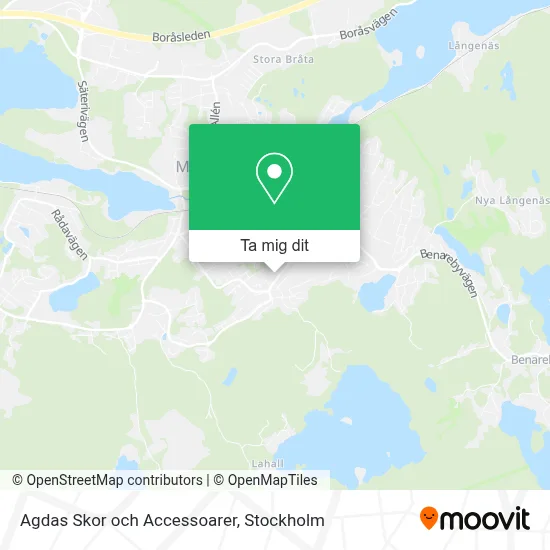 Agdas Skor och Accessoarer karta