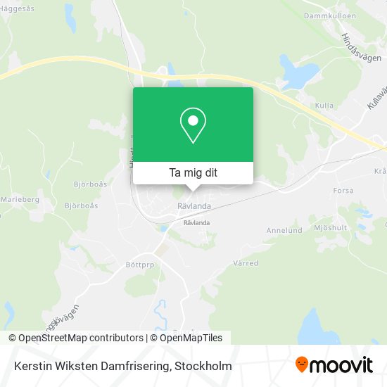 Kerstin Wiksten Damfrisering karta