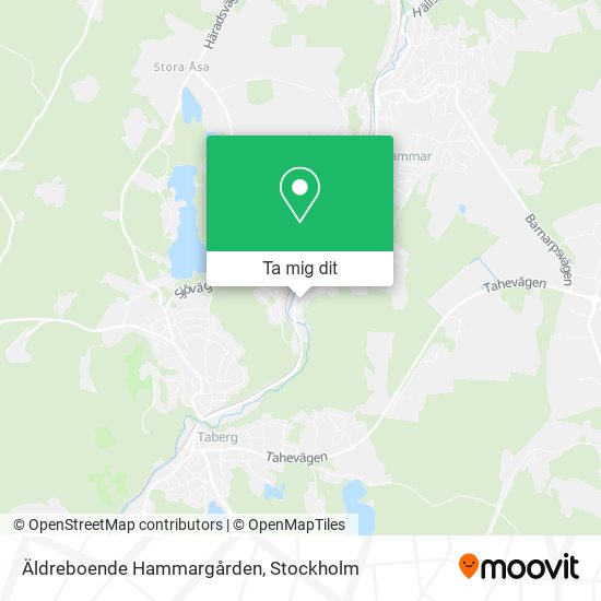 Äldreboende Hammargården karta