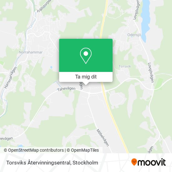 Torsviks Återvinningsentral karta