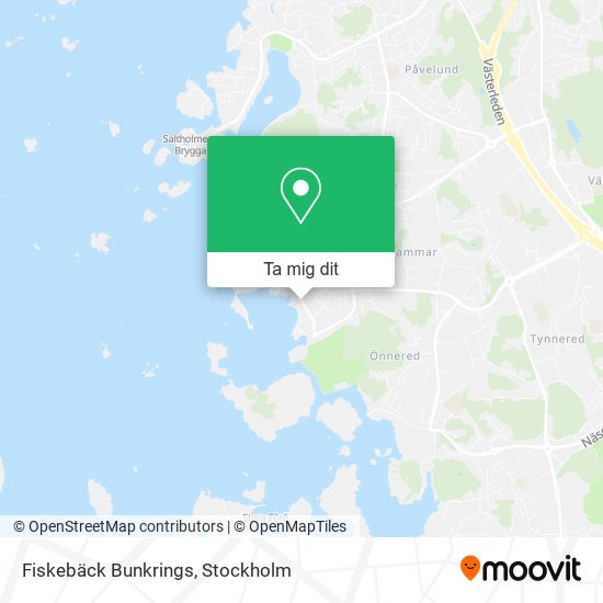 Fiskebäck Bunkrings karta