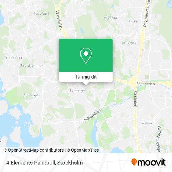 4 Elements Paintboll karta