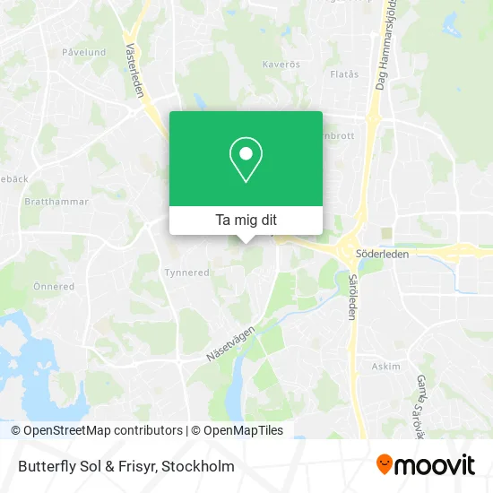 Butterfly Sol & Frisyr karta