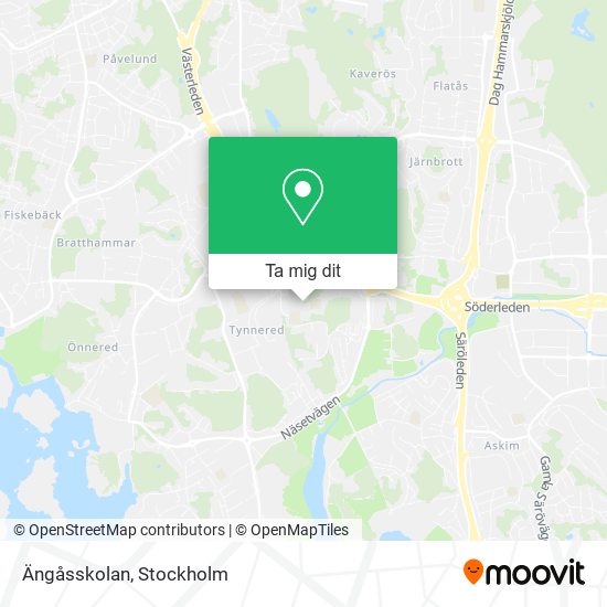 Ängåsskolan karta