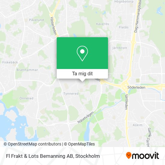 Fl Frakt & Lots Bemanning AB karta