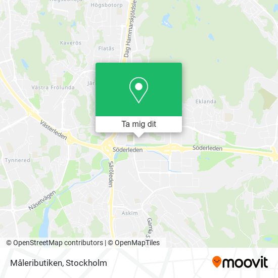 Måleributiken karta