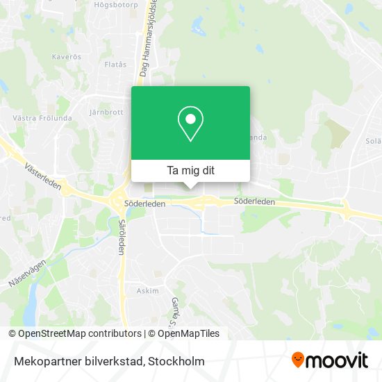 Mekopartner bilverkstad karta