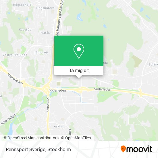 Rennsport Sverige karta