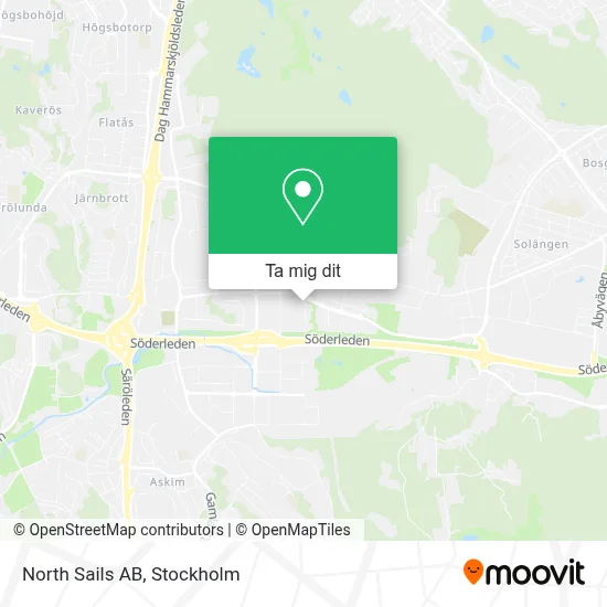 North Sails AB karta