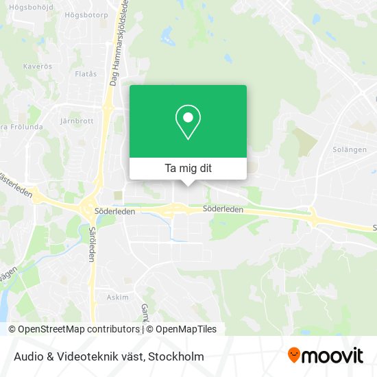 Audio & Videoteknik väst karta