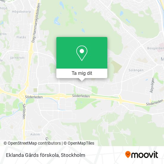 Eklanda Gårds förskola karta