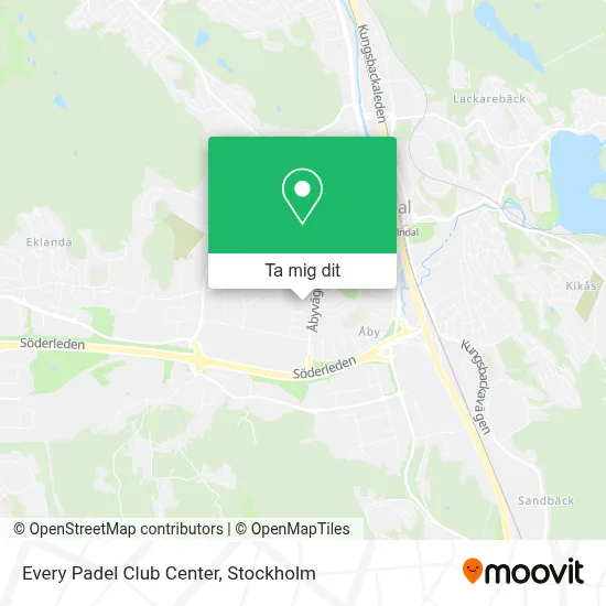 Every Padel Club Center karta