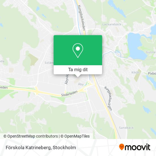 Förskola Katrineberg karta