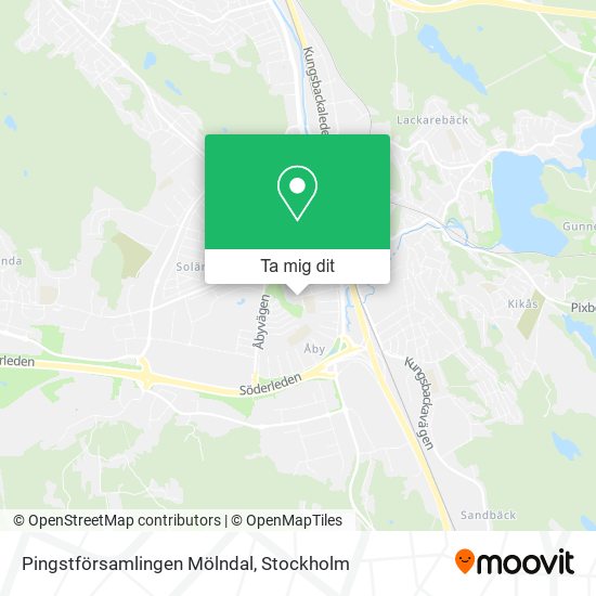 Pingstförsamlingen Mölndal karta