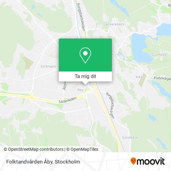 Folktandvården Åby karta