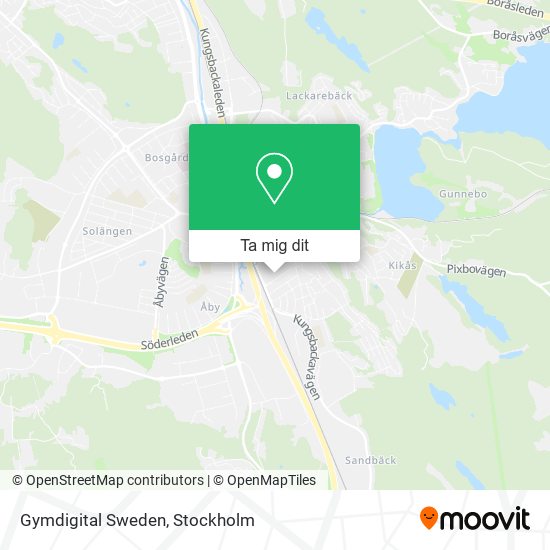 Gymdigital Sweden karta