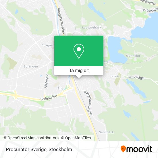 Procurator Sverige karta