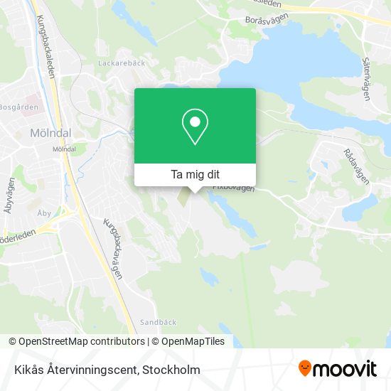 Kikås Återvinningscent karta