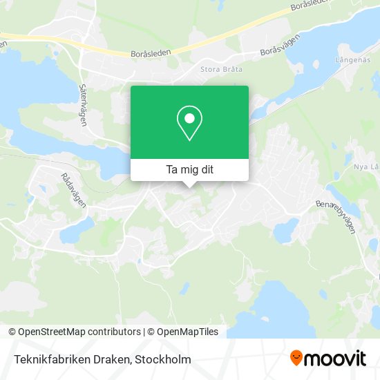 Teknikfabriken Draken karta