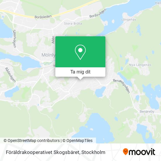 Föräldrakooperativet Skogsbäret karta