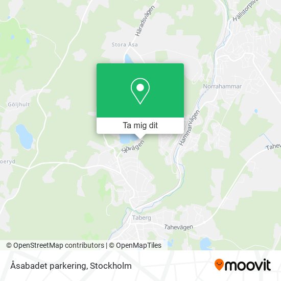 Åsabadet parkering karta