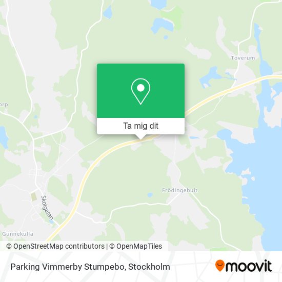 Parking Vimmerby Stumpebo karta