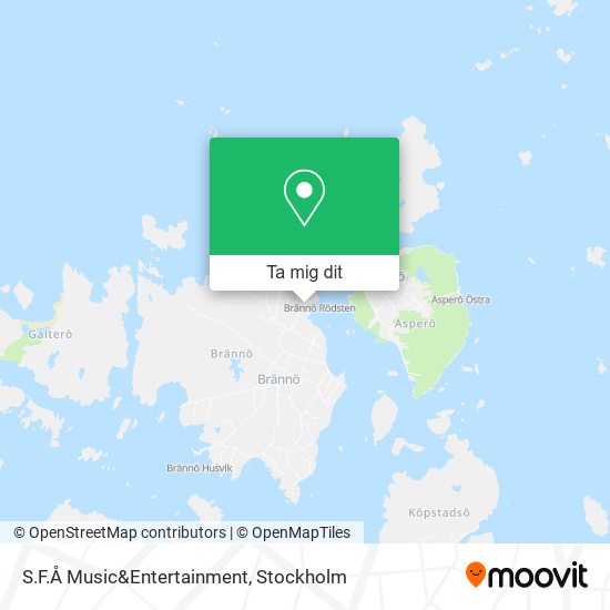 S.F.Å Music&Entertainment karta