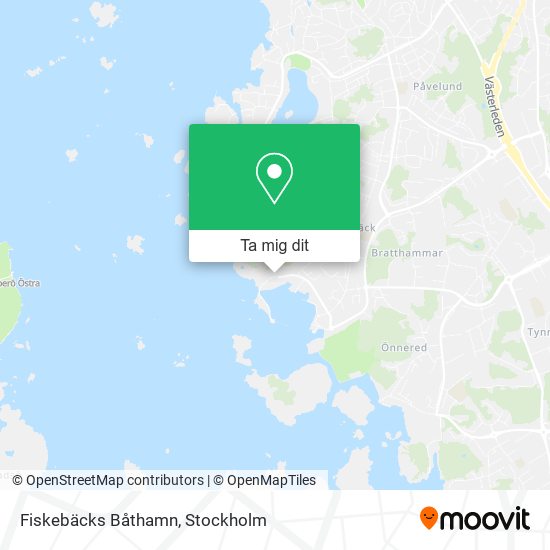 Fiskebäcks Båthamn karta