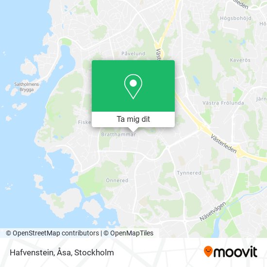 Hafvenstein, Åsa karta