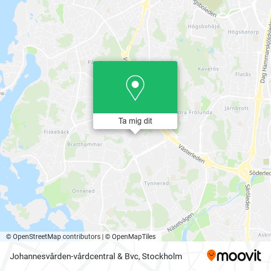Johannesvården-vårdcentral & Bvc karta