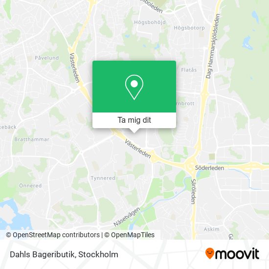 Dahls Bageributik karta