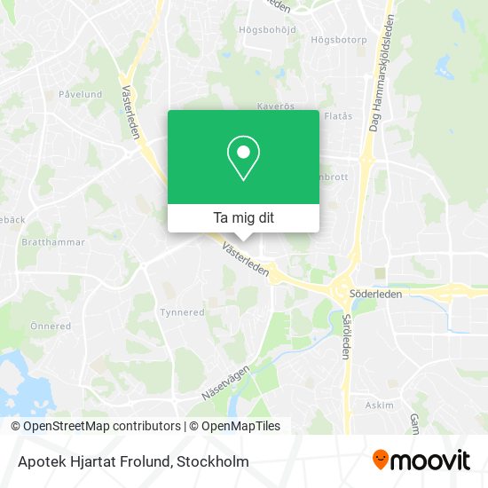 Apotek Hjartat Frolund karta