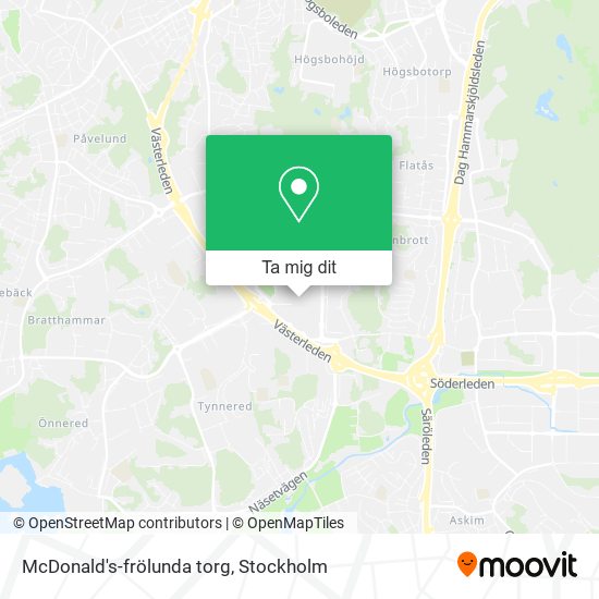 McDonald's-frölunda torg karta