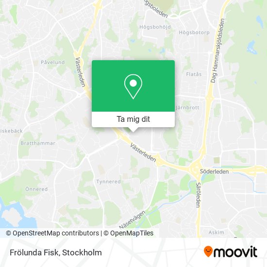 Frölunda Fisk karta